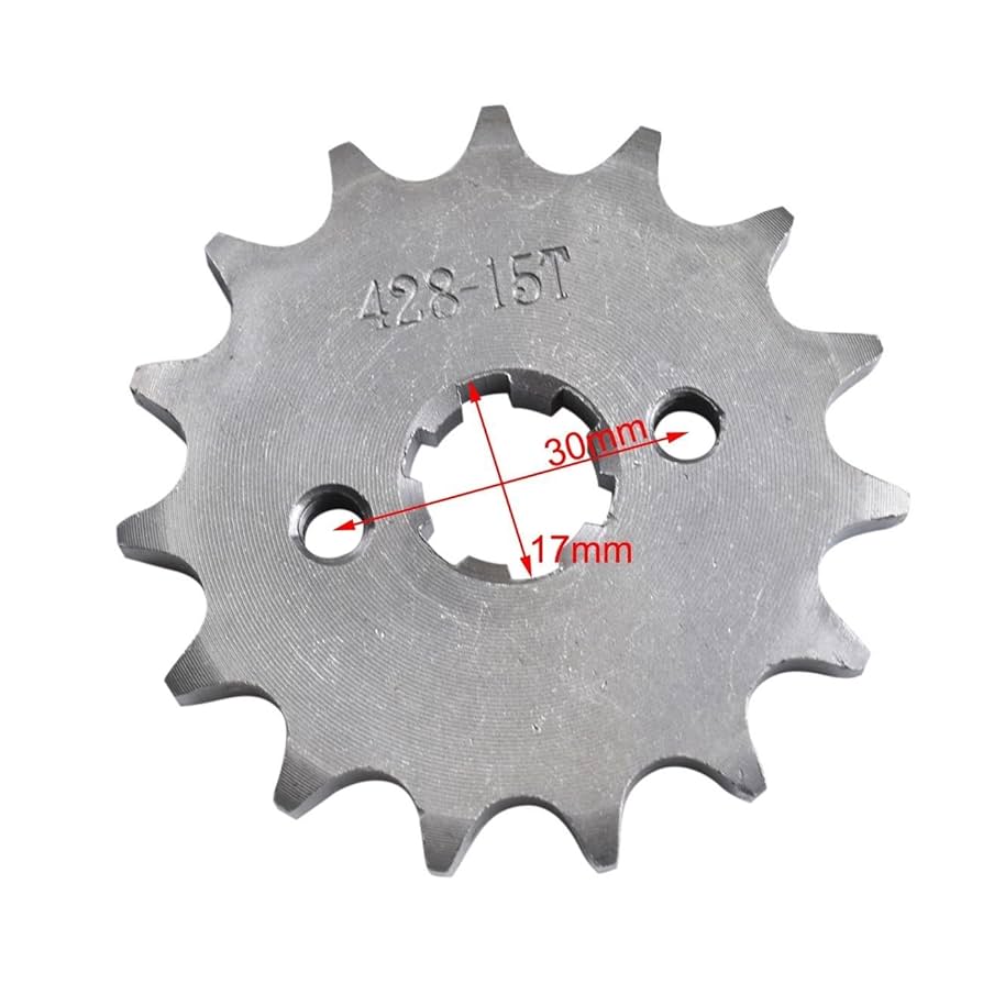 ＣＱT Amazon.com: ZXTDR 17mm 428-15T Engine Sprocket for Dirt Pit